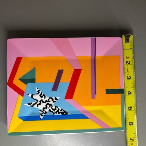 SUPREME (NYC) x ALESSANDRO MENDINI MILANO CERAMIC TRAY SET (2.PCS SET) - Picture 7 of 9
